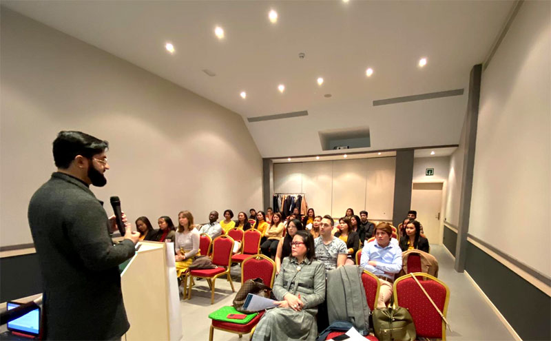 Muhammad Usman Qadri participates in an Interfaith event in Spain