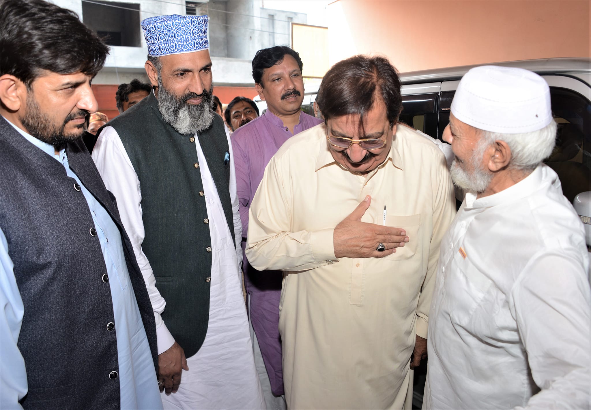 Khurram Nawaz Gandapur meets model town martyrs family