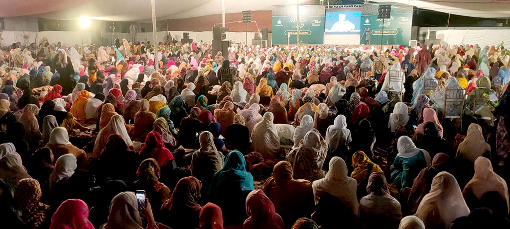 Dr Tahir ul Qadri addressing itikaf city residents 2023 - 1