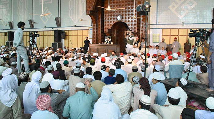Juma Prayer Friday Sermon delivered Dr Hassan Qadri Itikaf City 2015