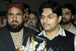 Sahibzada Hussain Mohy-ud-Din Qadri arrived in Pakistan