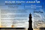 Muslim Youth League UK Announcement