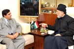 Jahangir Bader calls on Dr Muhammad Tahir-ul-Qadri