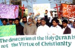 MQI protests against desecration of the Holy Quran