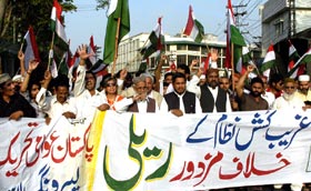 PAT takes out rally to mark global Labourers' Day