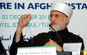 Dr Tahir-ul-Qadri speaks at International Conference Turkey on 'Peaceful Future in Afghanistan'