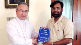 Sohail Raza visits Vatican City