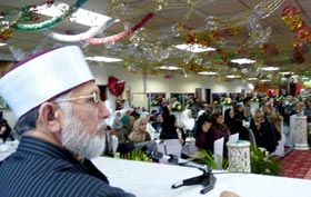 Reception held in honour of Shaykh-ul-Islam