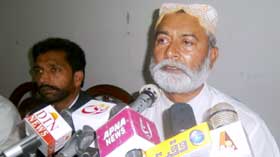 Ahmad Nawaz Anjum addresses press conference in Bahawalpur