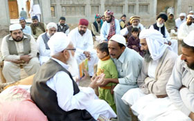 چکوال : پیر سید باقر علی شاہ کی طرف سے شیخ الاسلام کا خیرمقدم