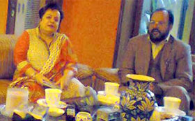 پاکستان عوامی تحریک کے رہنماؤں کی معروف دانشور دفاعی تجزیہ کار شیریں مزاری سے ملاقات