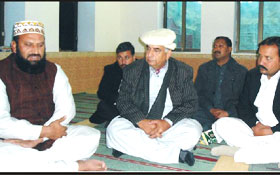چکوال : تحریک منہاج القرآن چکوال کے وفد کی سید اجلال شاہ بخاری سے خانپور میں ملاقات
