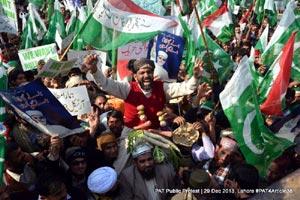 PAT protest rally against inflation, corruption underway