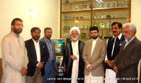 High-ranking Iranian delegation calls on Dr Hassan Mohi-ud-Din Qadri
