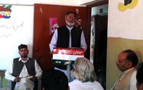 نائب ناظم اعلیٰ منہاج القرآن انٹر نیشنل احمد نواز انجم کا تنظیمی دورہ کوٹلی آزادکشمیر