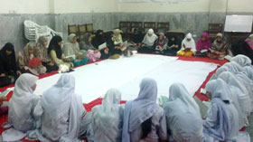 جہلم: منہاج القرآن ویمن لیگ کی سانحہ ماڈل ٹاؤن کے شہداء کے لیے قرآن خوانی