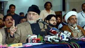 Dr Tahir-ul-Qadri to announce date of revolution march on August 03 (Sunday)