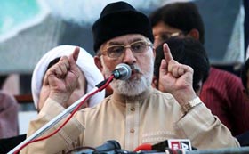 Dr. Qadri links sit-in end to constitutional amendment