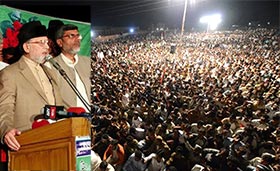 The poor to have justice at their doorstep: Dr Tahir-ul-Qadri speaks to thousands of people in Jhang