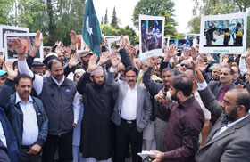 Protest of Overseas Pakistanis against state terrorism in Model Town Lahore - 17 June 2014