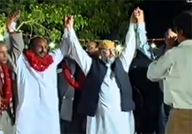 Dr Tahir-ul-Qadri's reception at Christian Village in Lahore
