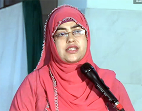 Speech of Razia Naveed (President PAT Women Wing) on ‘Ambassador of peace’ seminar - Febraury 28, 2015