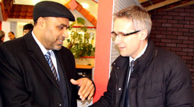 پیرس: حاجی محمد اسلم چوہدری کی Stephane Troussel مشیر عام حکومت فرانس سے ملاقات