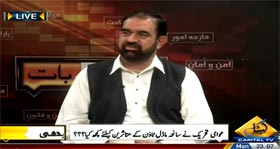 Dr Raheeq Abbasi on Capital TV in Seedhi Baat (Order of operation to remove barriers in front of MQI Secretariat was given by Rana Sanaullah)