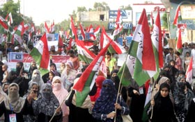بہاولپور، پاکستان عوامی تحریک کی احتجاجی ریلی، 11 مئی