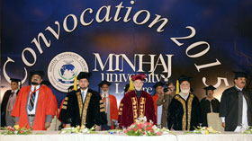 Minhaj University Lahore Convocation 2015