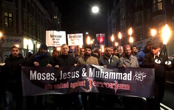 Denmark: Annual Mawlid Peace March 2015 held by MQI