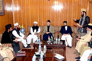 لاہور: شیخ الاسلام کی منہاج القرآن علماء کونسل کے عہدیداران اور دورہ حدیث کے طلبہ سے ملاقات