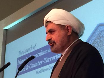 Shaykh Muhammad Saeed Bahmanpour's speech at the launching ceremony of Islamic Curriculum on Peace and Counter-Terrorism