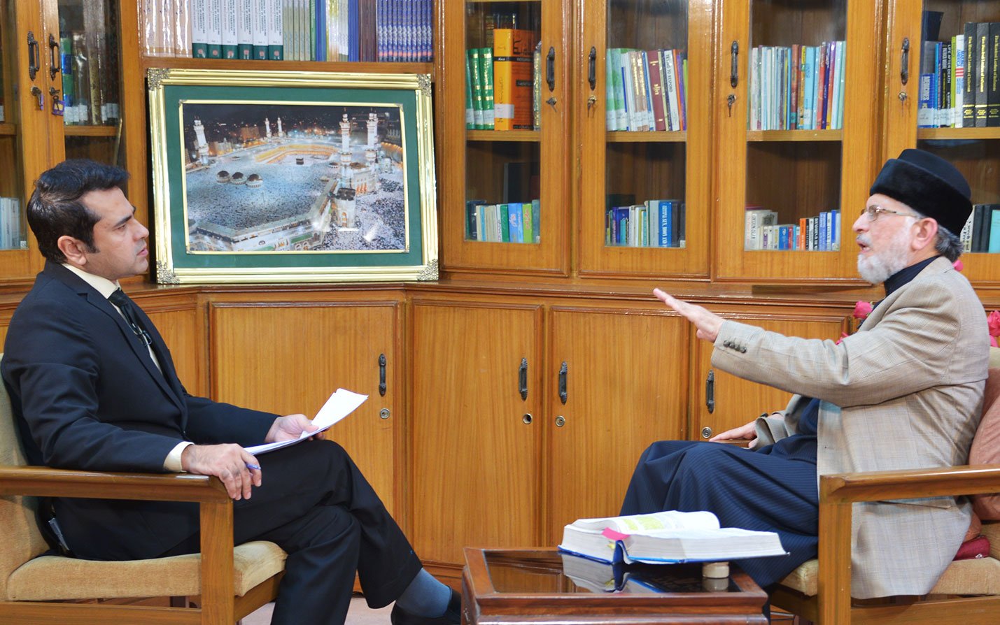 Dr Tahir-ul-Qadri's Interview with anchor Imran Khan on Express News