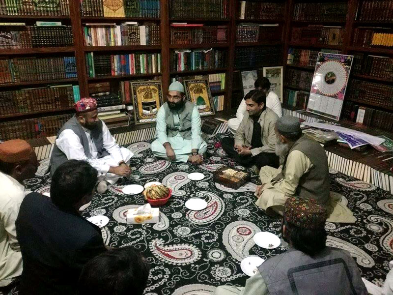 امیر تحریک منہاج القرآن اپر سندھ کی صاحبزادہ میاں عبدالمالک سے ملاقات‎