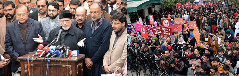 Dr Tahir-ul-Qadri leads ‘Justice for Zainab’ March