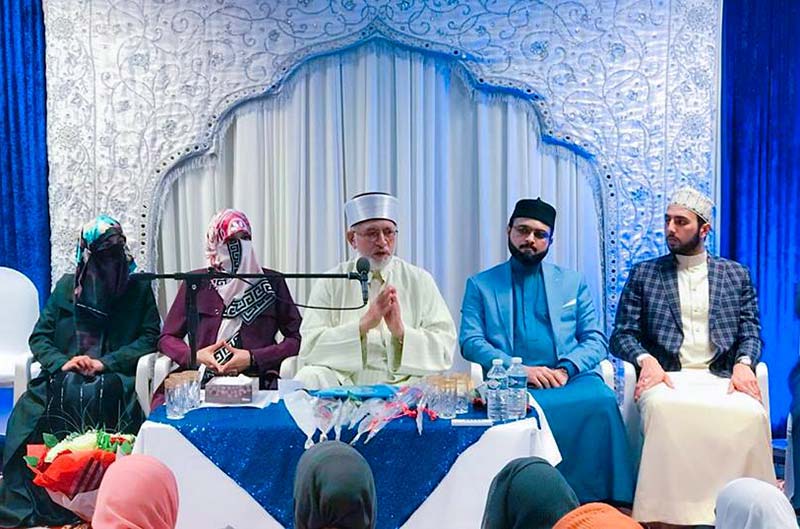 دورہ برطانیہ: شیخ الاسلام کا منہاج ویمن لیگ، منہاج سسٹرز نارتھ زون کی تنظیمی نشست میں خطاب