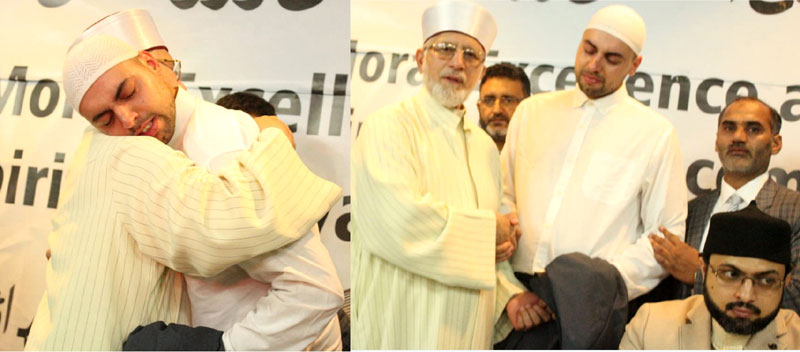 An Italian youth converts to Islam at hands of Dr Tahir-ul-Qadri