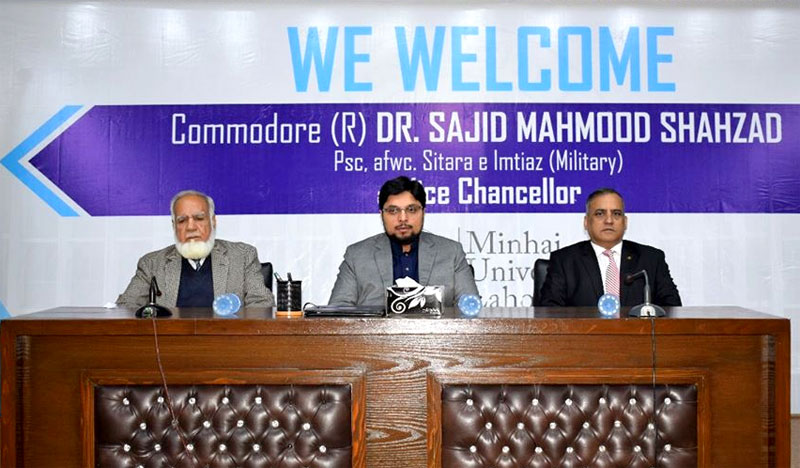 Commodore (r) Dr. Sajid Mahmood Shahzad takes over as new VC of Minhaj University