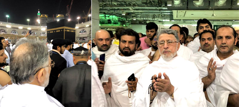 Dr Tahir-ul-Qadri performs Umra along with MQI leaders