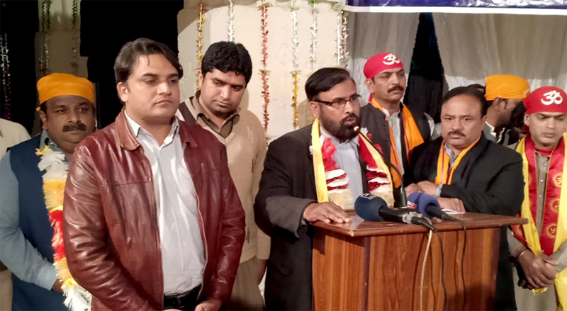 شیوالہ مندر سیالکوٹ میں شیوراتری کی تقریب، ڈائریکٹر منہاج انٹرفیتھ ریلیشنز کی  شرکت