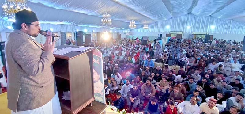 Dr Hussain Mohi-ud-Din Qadri addresses Quaid Day ceremony in Alipur Chatha