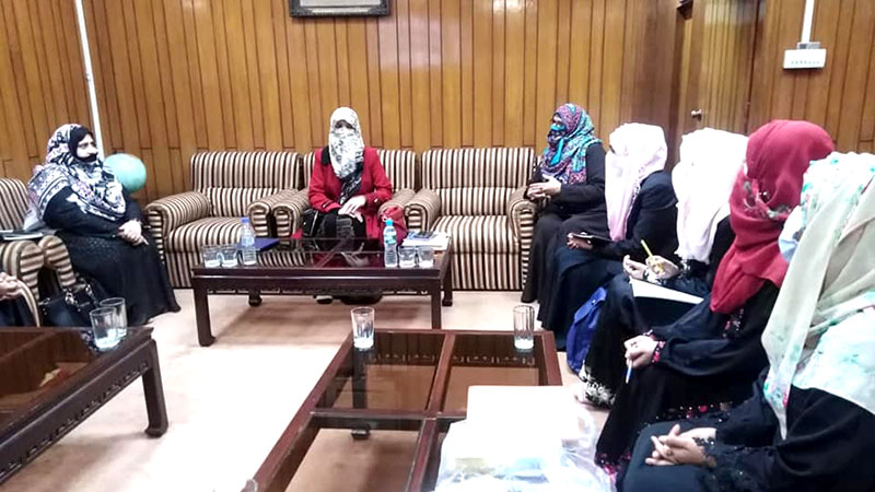 منہاج ویمن لیگ سرگودھا ٹیم کی ڈاکٹر غزالہ حسن قادری کیساتھ ملاقات