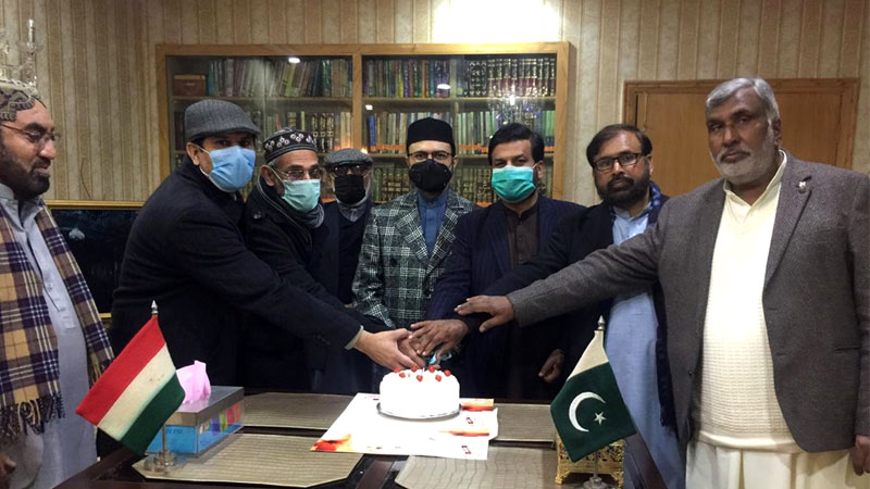 Cake-cutting ceremony on Quaid-i-Azam's birth anniversary held at MQI secretariat