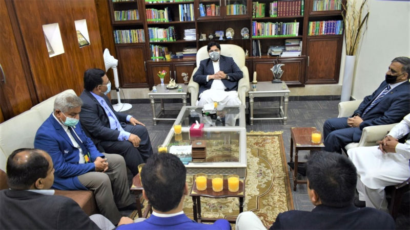 Sports Board delegation visits Minhaj University Lahore