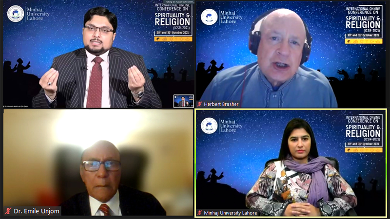 Fourth International Online Conference on Spirituality & Religion under MUL underway in Lahore