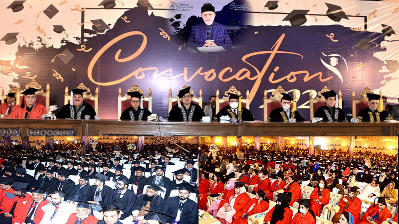 Over 3500 students awarded degrees at Convocation under Minhaj University Lahore