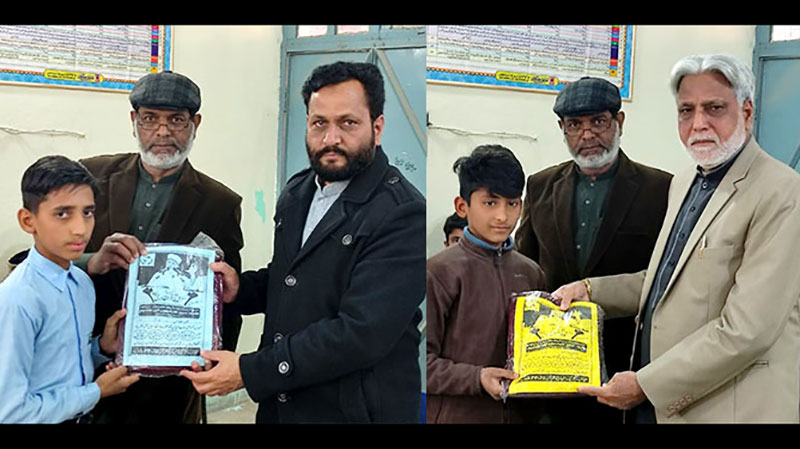 منہاج ویلفیئر فاونڈیشن حافظ آباد کے زیراہتمام سکول میں یونیفارم تقسیم کرنے کی تقریب