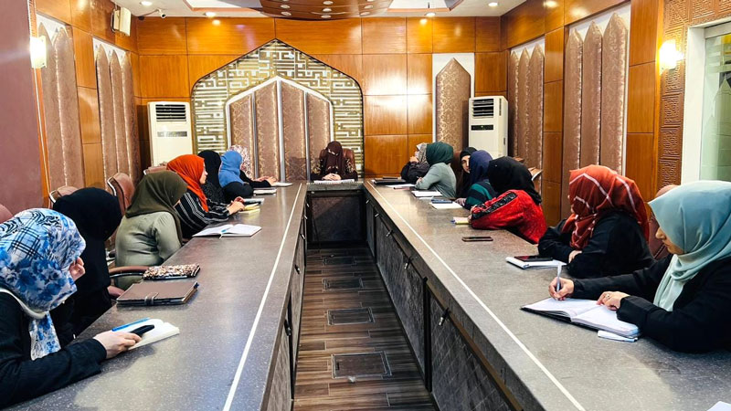 MWL holds meeting with Mrs Fizzah Hussain Qadri regarding upcoming Women Itikaf 2024
