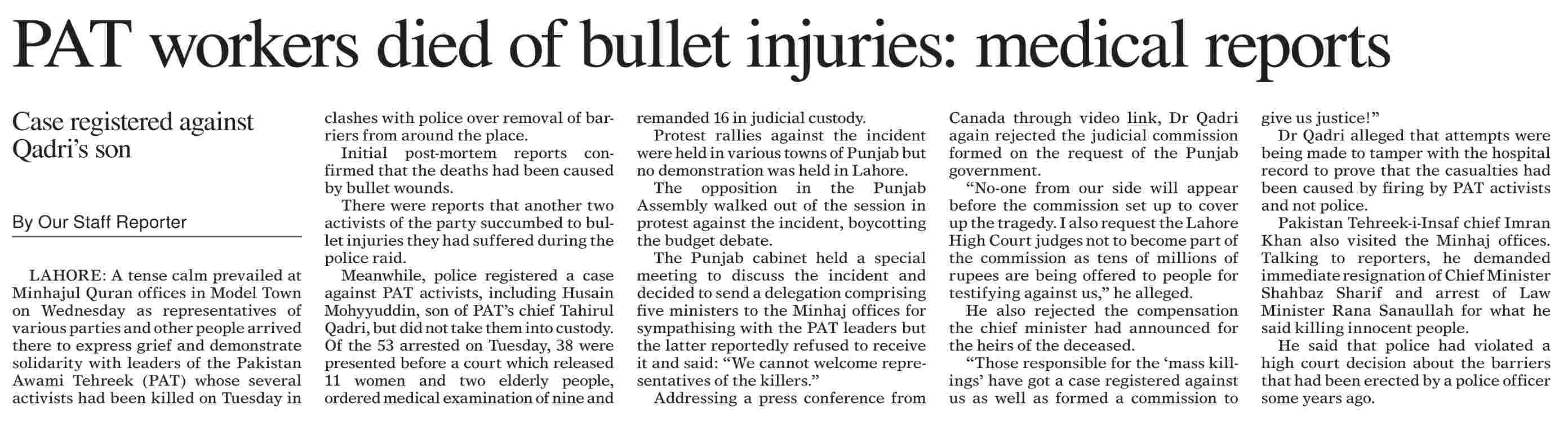 Print Media Coverage Dawn News